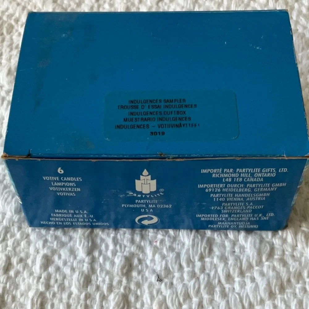 PartyLite Rare-  Votive Candles Set - Multicolor INDULGENCES Samples